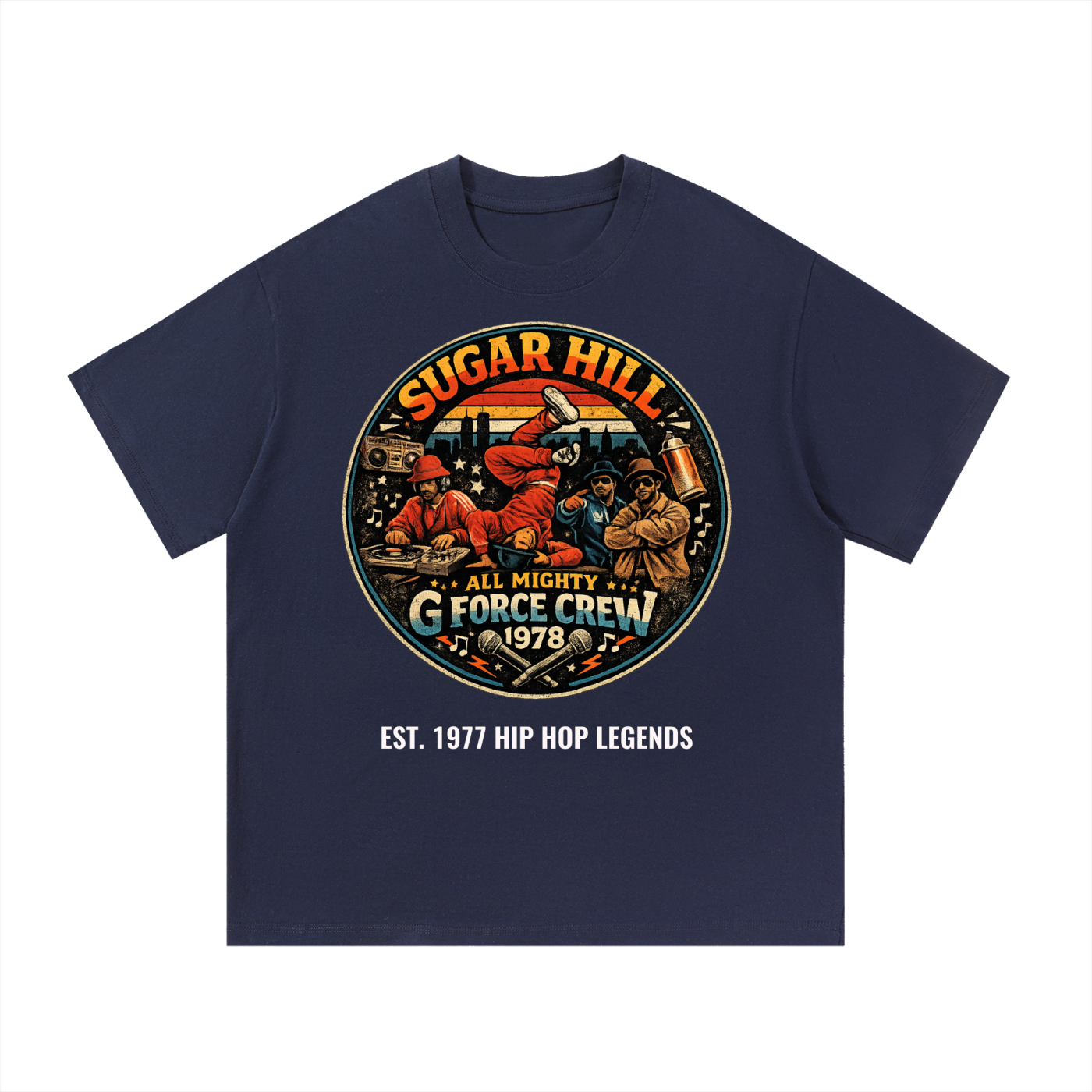 Essential Cotton T-Shirt g force crew hip hop legends