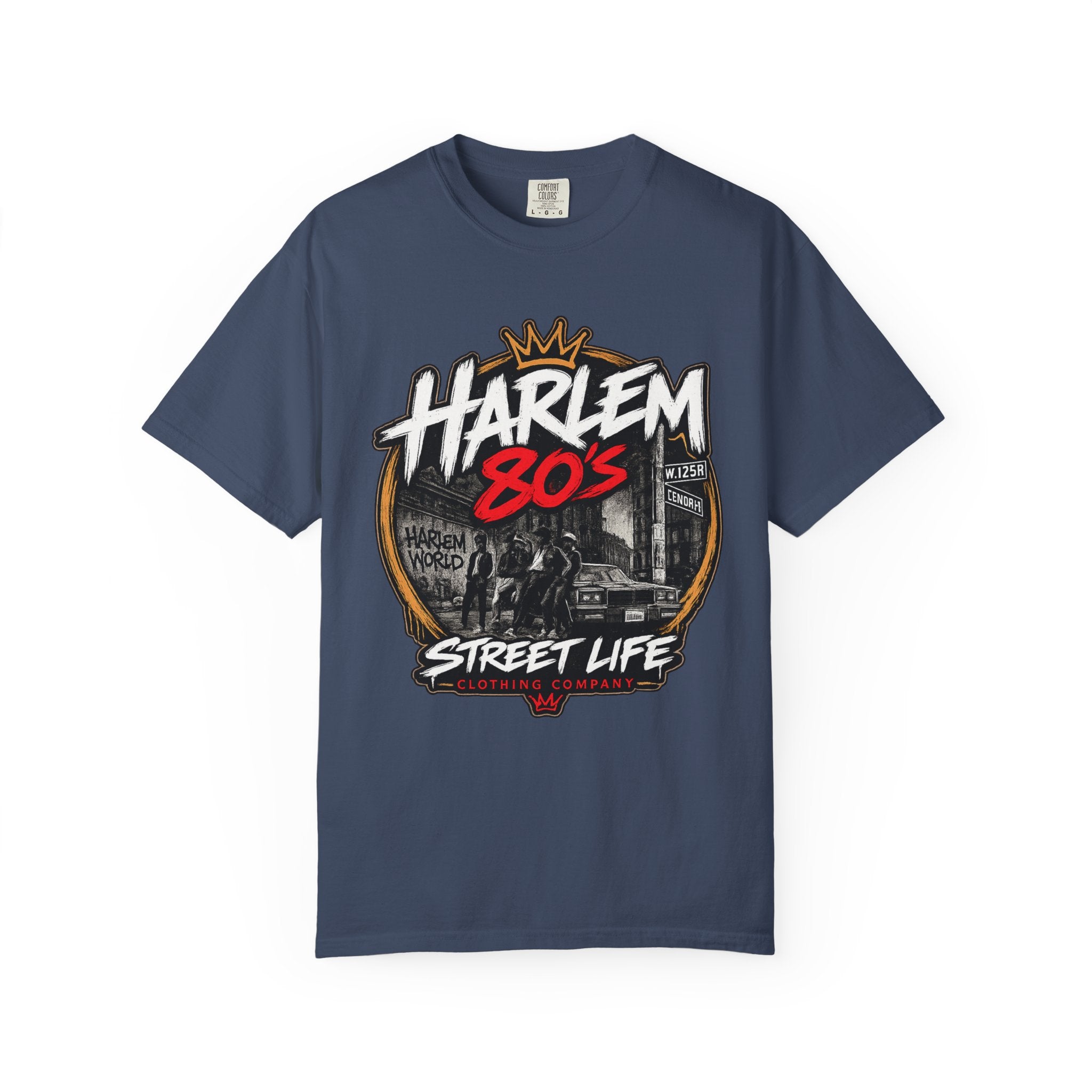 Harlem 80s Street Life T-Shirt | Retro Urban Graphic Tee