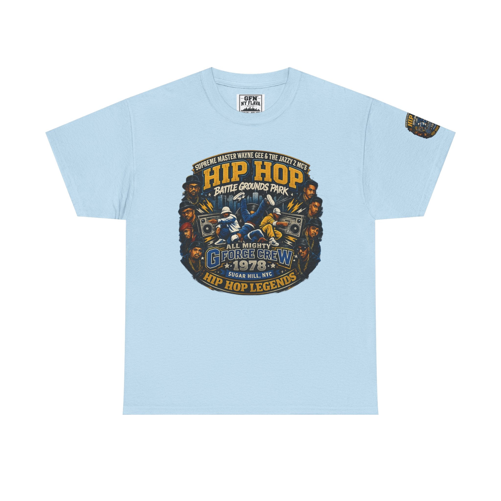 Hip Hop Legends Vintage Graphic Tee — Battle Grounds Park 1978 Retro T-Shirt