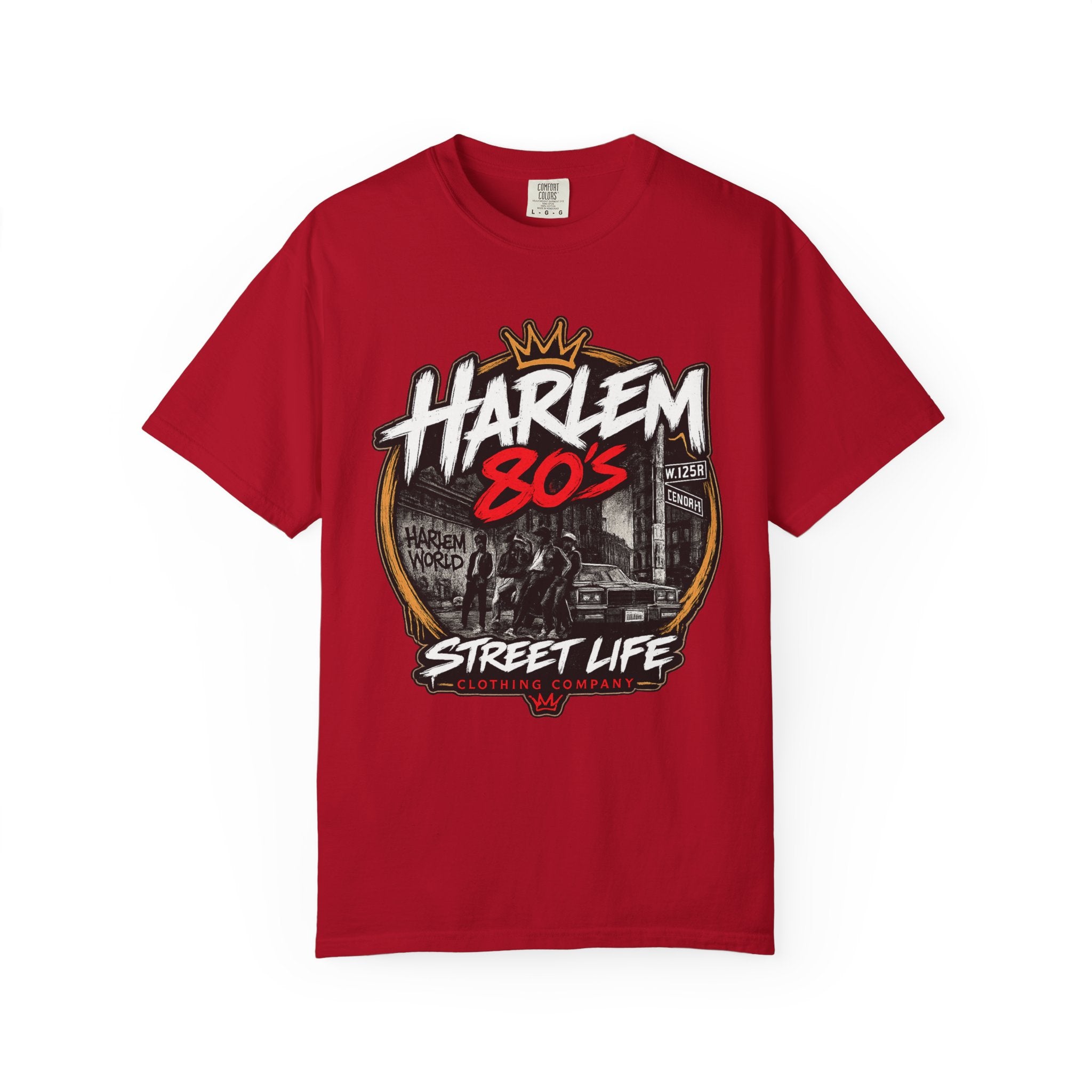 Harlem 80s Street Life T-Shirt | Retro Urban Graphic Tee