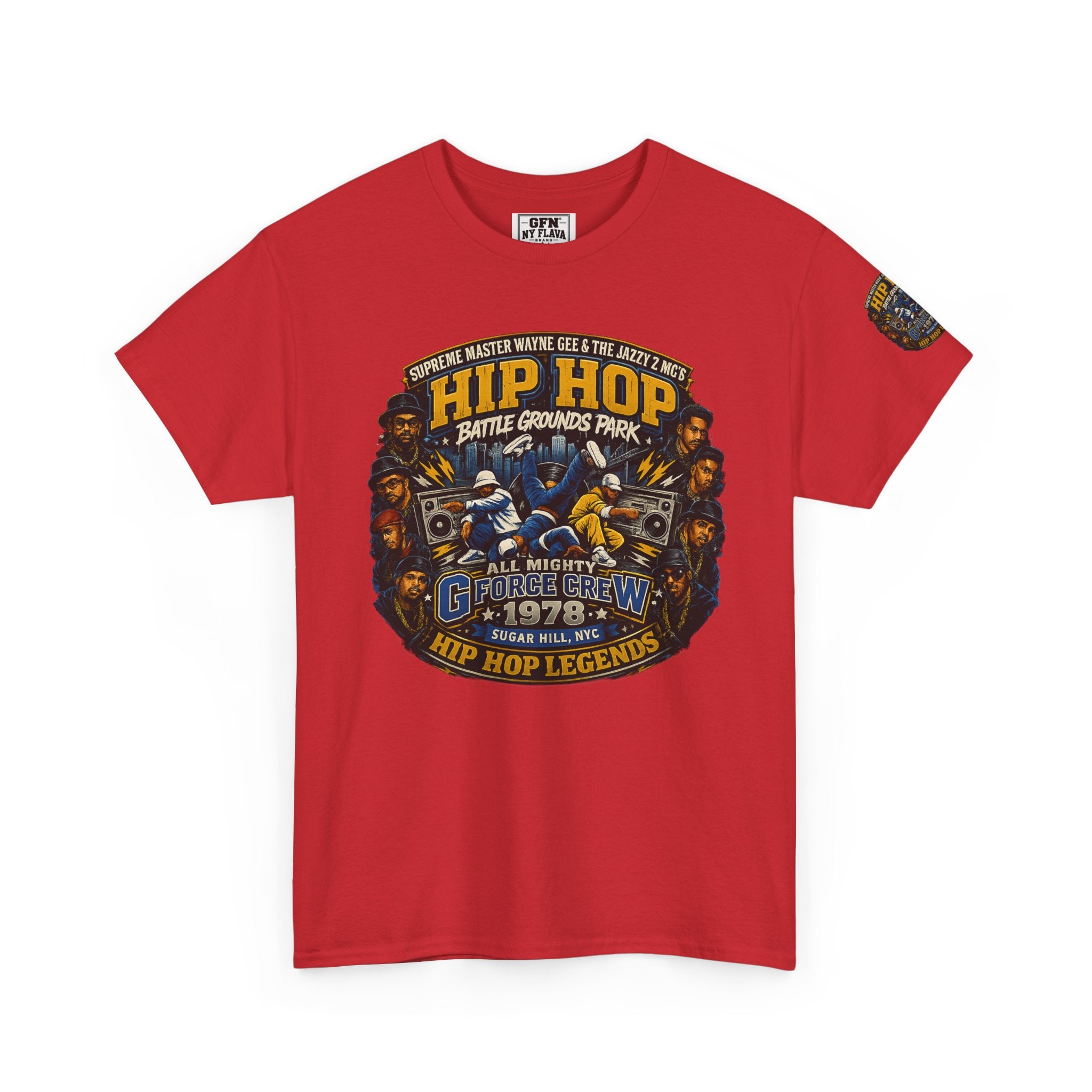 Hip Hop Legends Vintage Graphic Tee — Battle Grounds Park 1978 Retro T-Shirt