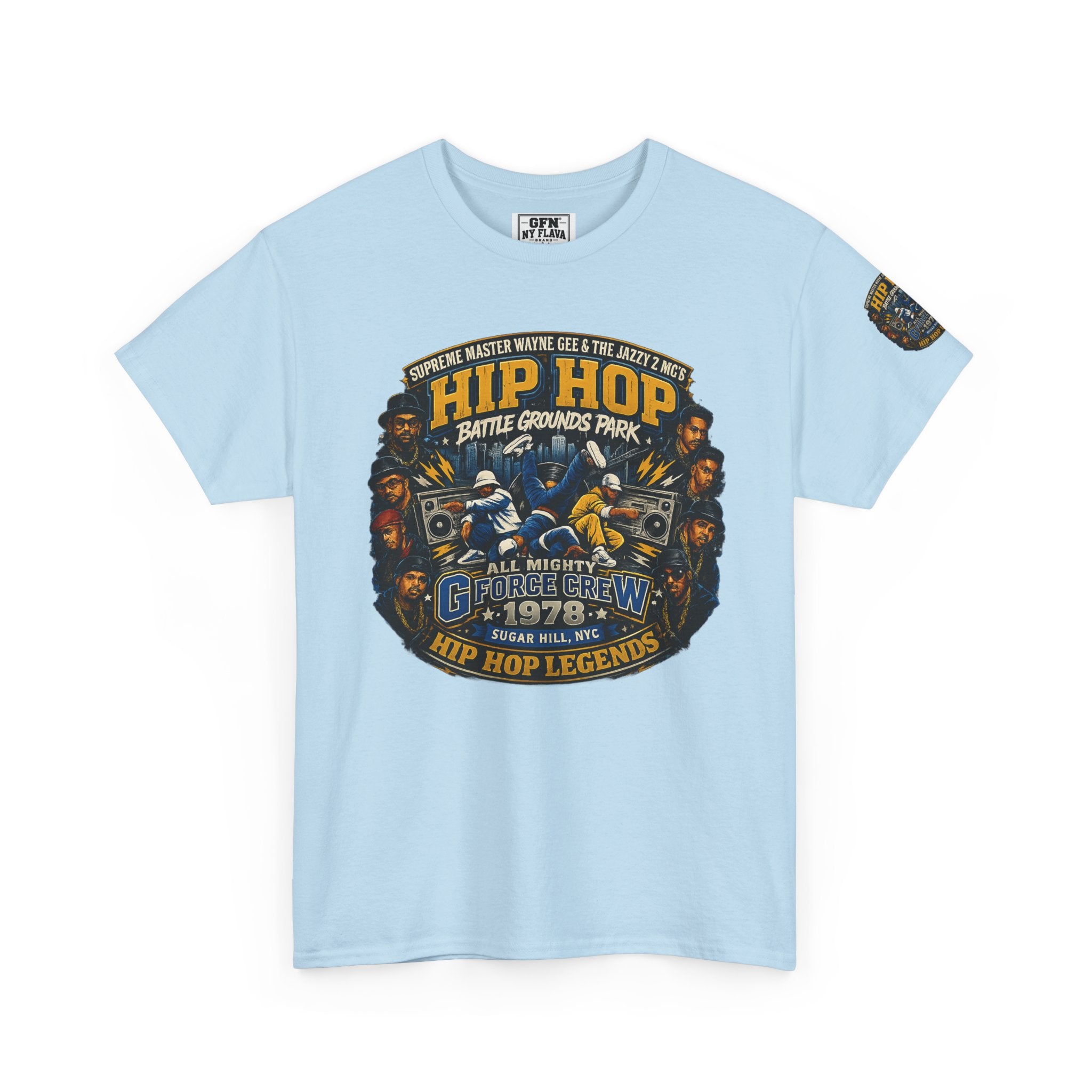 Hip Hop Legends Vintage Graphic Tee — Battle Grounds Park 1978 Retro T-Shirt