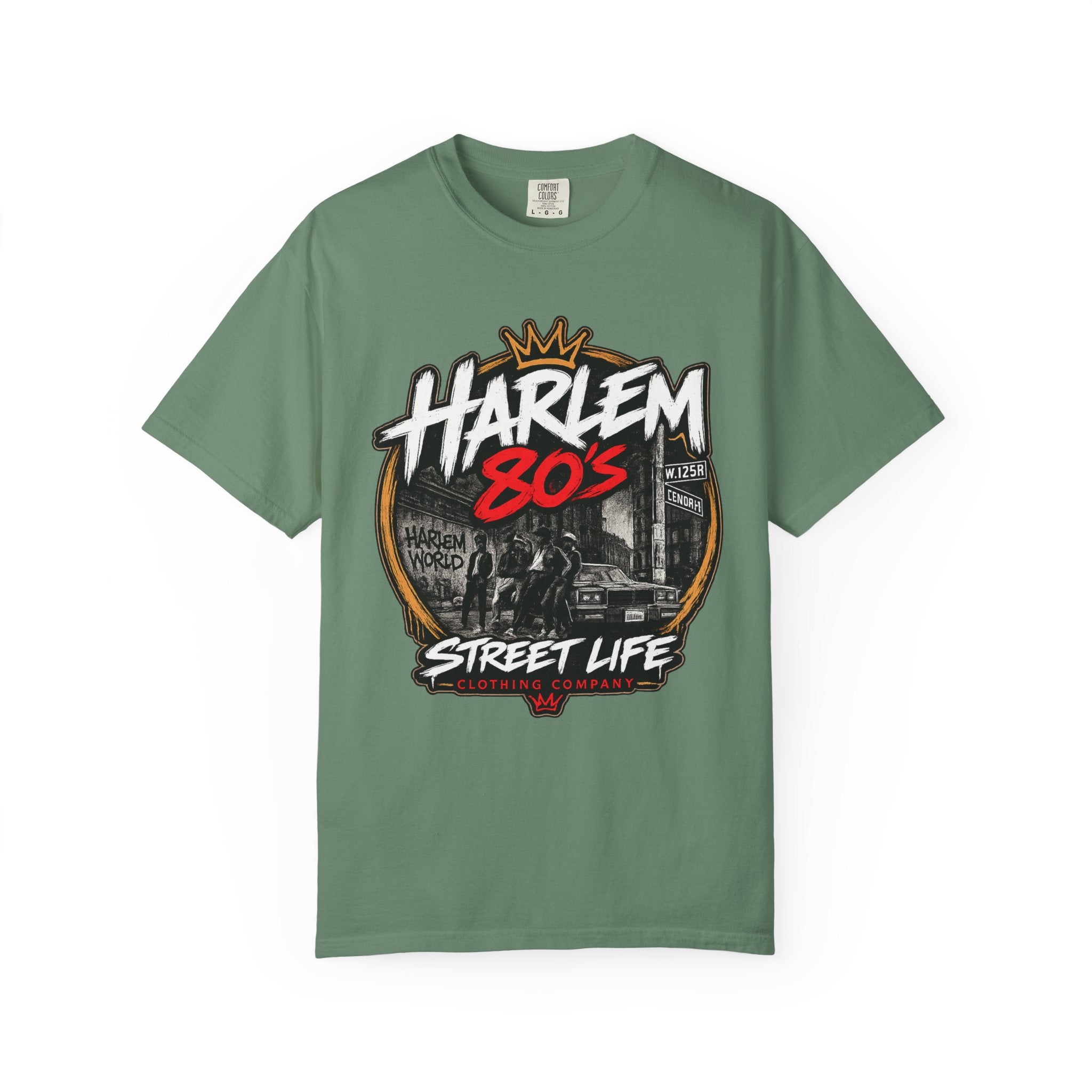 Harlem 80s Street Life T-Shirt | Retro Urban Graphic Tee