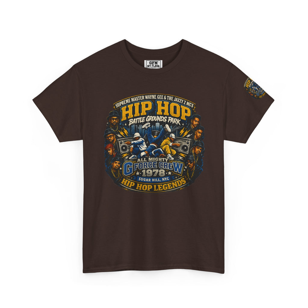 Hip Hop Legends Vintage Graphic Tee — Battle Grounds Park 1978 Retro T-Shirt