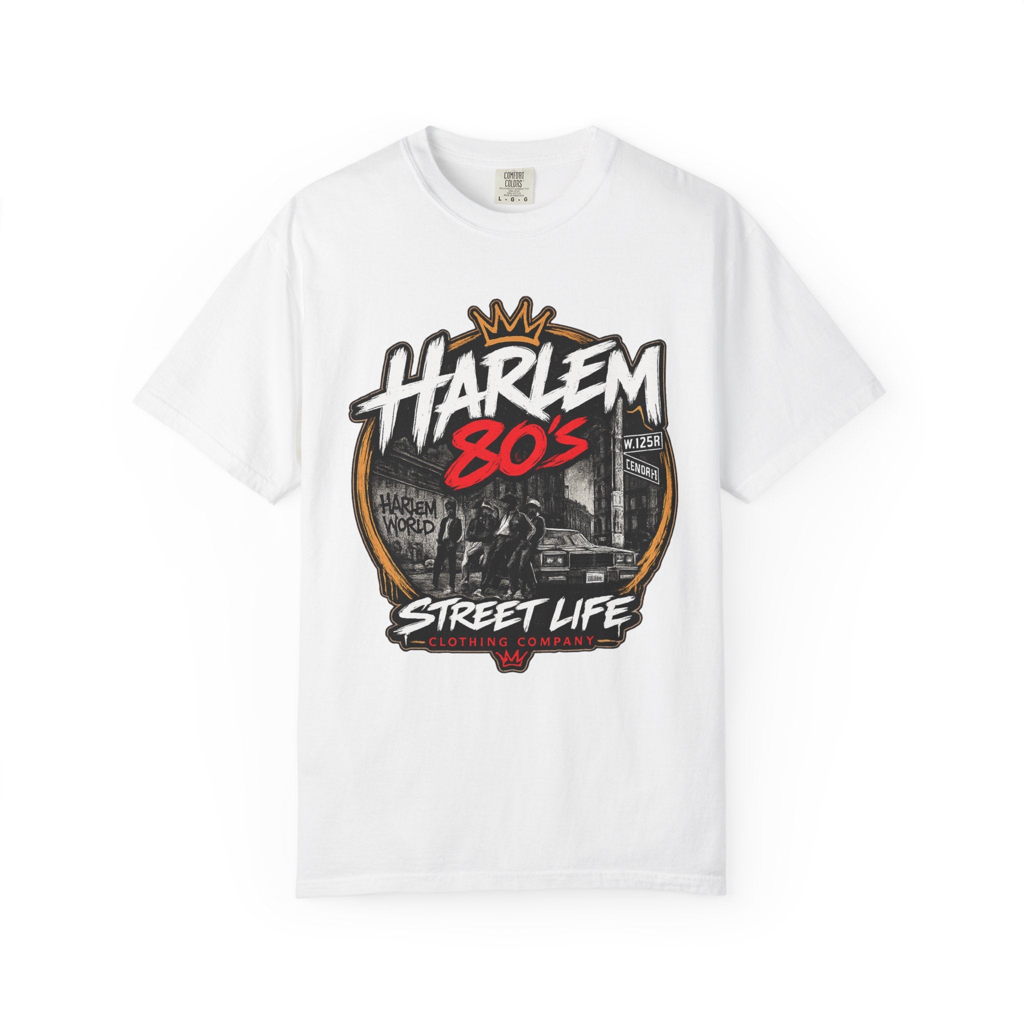 Harlem 80s Street Life T-Shirt | Retro Urban Graphic Tee