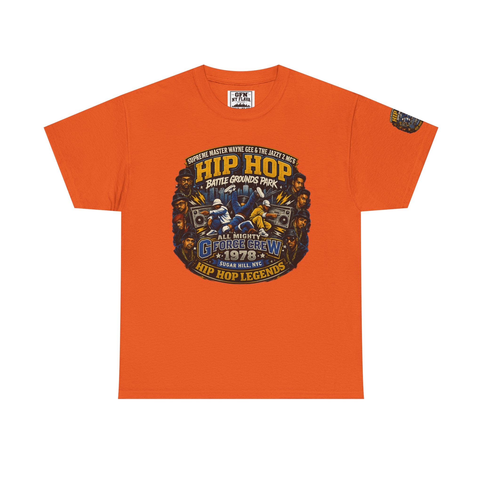 Hip Hop Legends Vintage Graphic Tee — Battle Grounds Park 1978 Retro T-Shirt