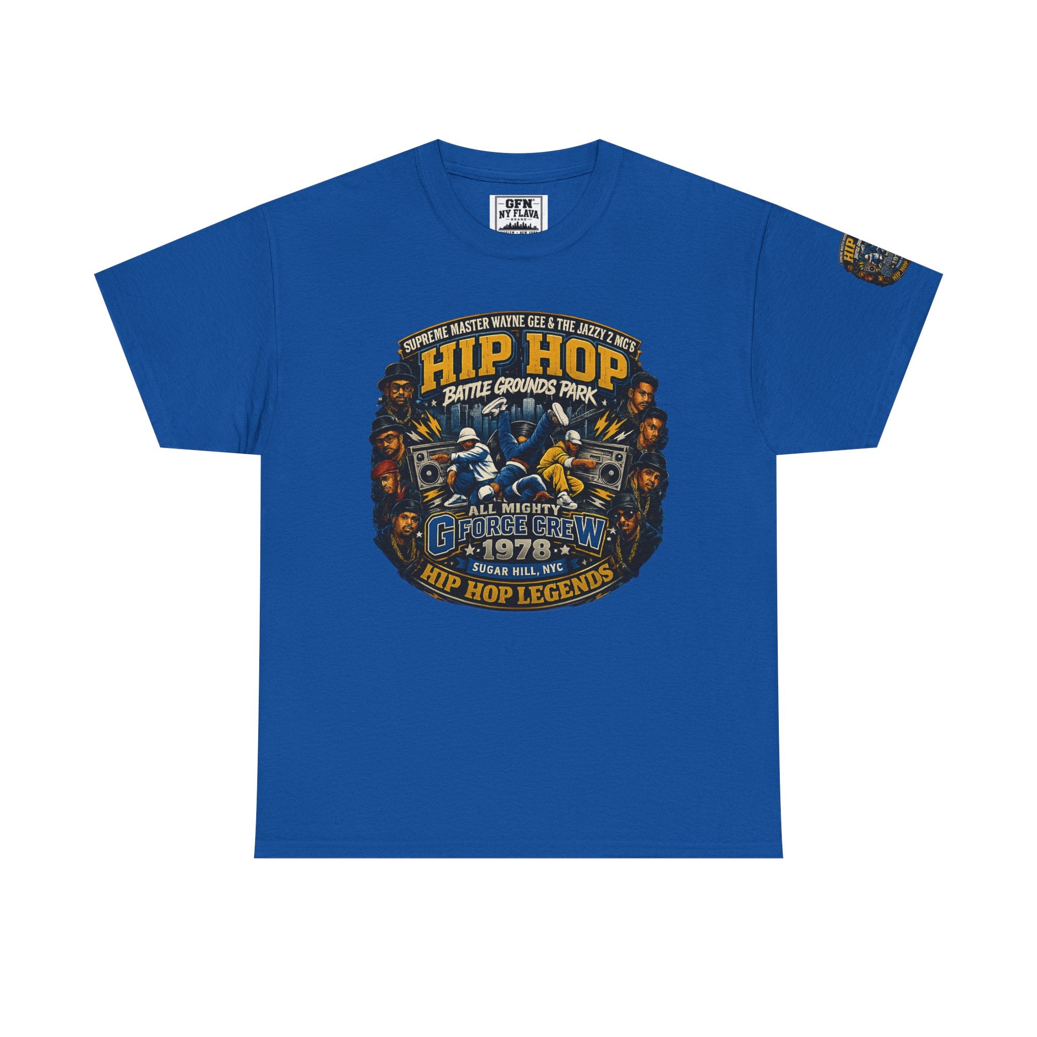 Hip Hop Legends Vintage Graphic Tee — Battle Grounds Park 1978 Retro T-Shirt