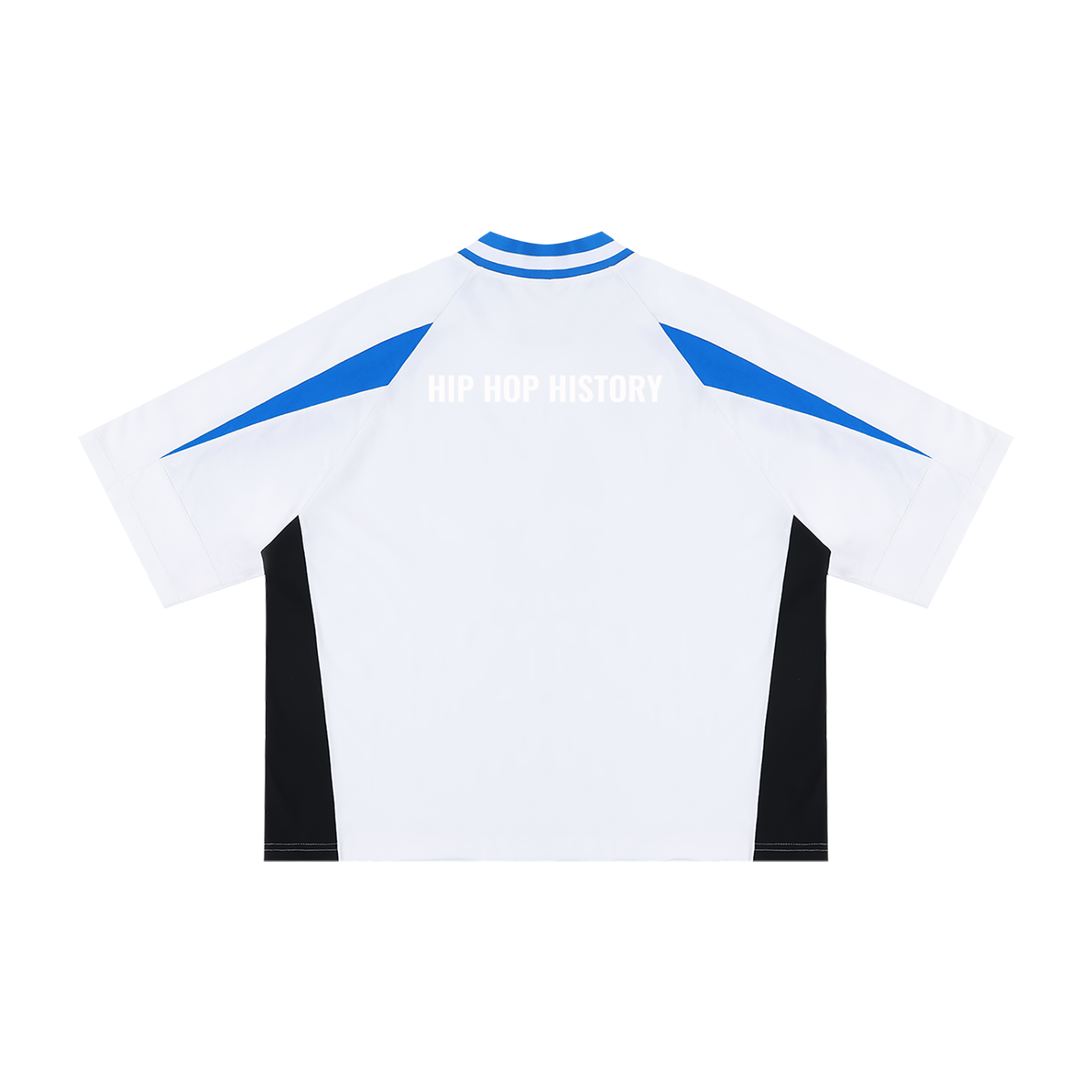 Unisex Oversized Color Block V-Neck T-Shirt