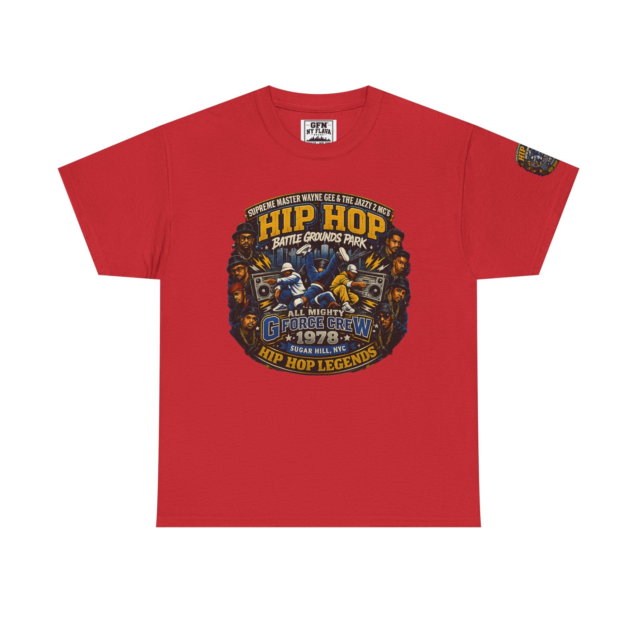 Hip Hop Legends Vintage Graphic Tee — Battle Grounds Park 1978 Retro T-Shirt