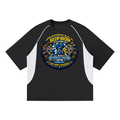 HIP HOP HISTORY CELEBRATING ALL MIGHTY G FORCE CREW Contrast Piping Panel Raglan T-Shirt