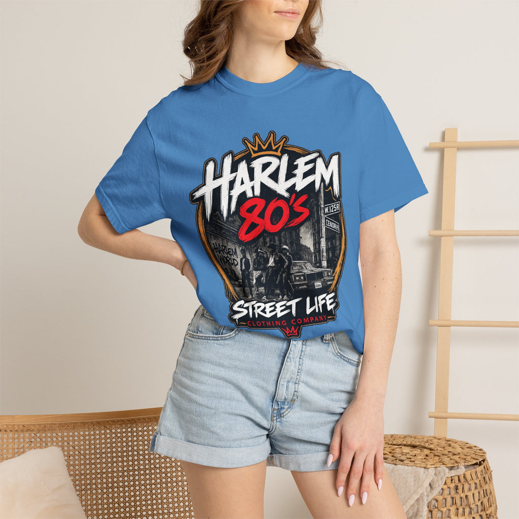 Harlem 80s Street Life T-Shirt | Retro Urban Graphic Tee