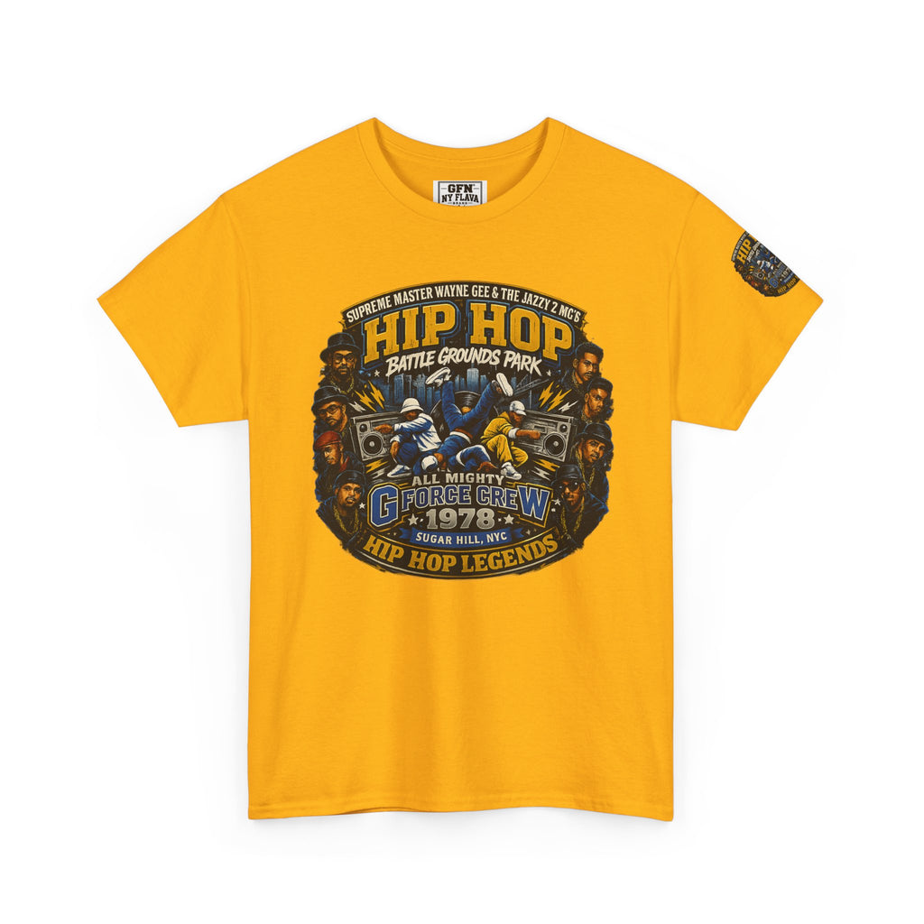 Hip Hop Legends Vintage Graphic Tee — Battle Grounds Park 1978 Retro T-Shirt