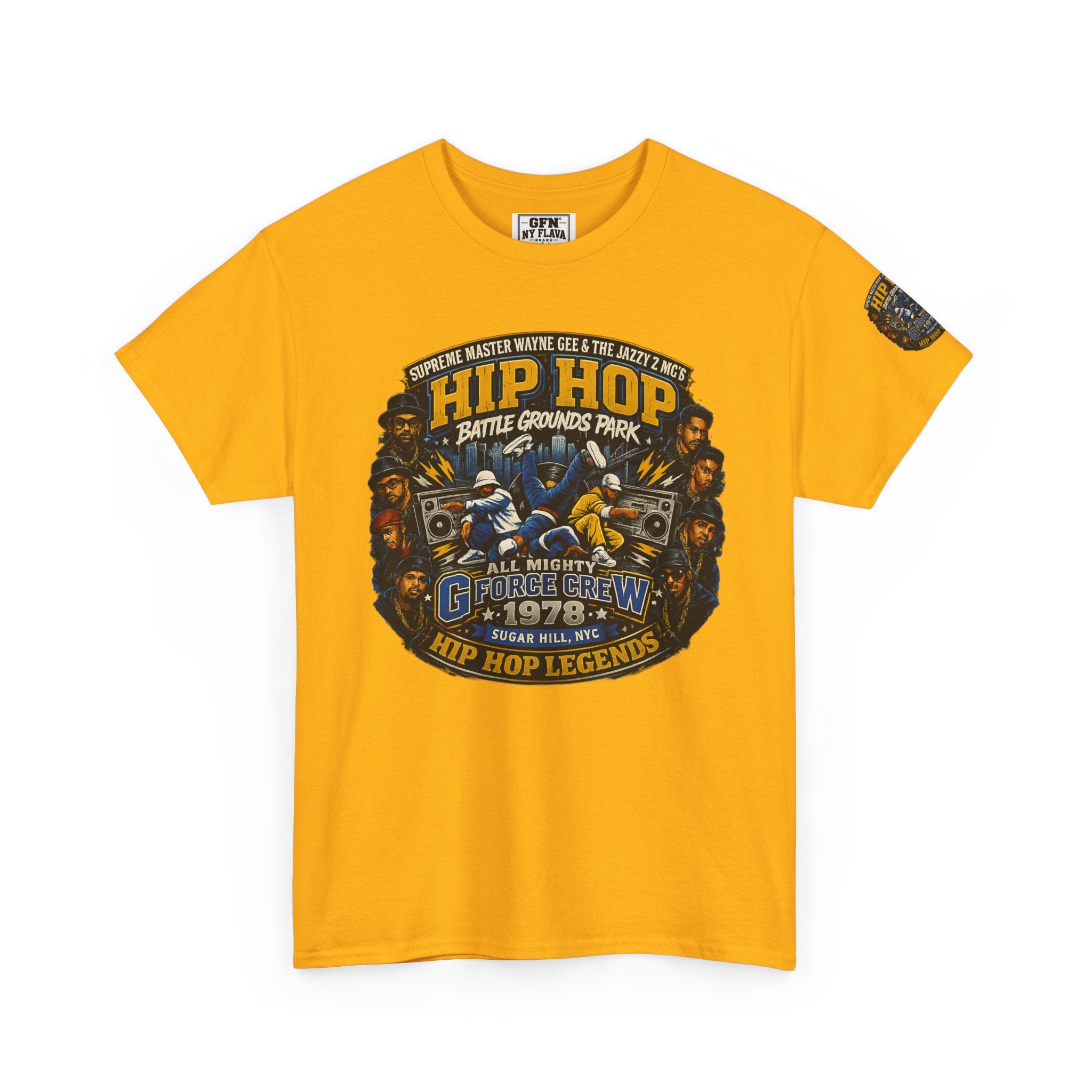 Hip Hop Legends Vintage Graphic Tee — Battle Grounds Park 1978 Retro T-Shirt