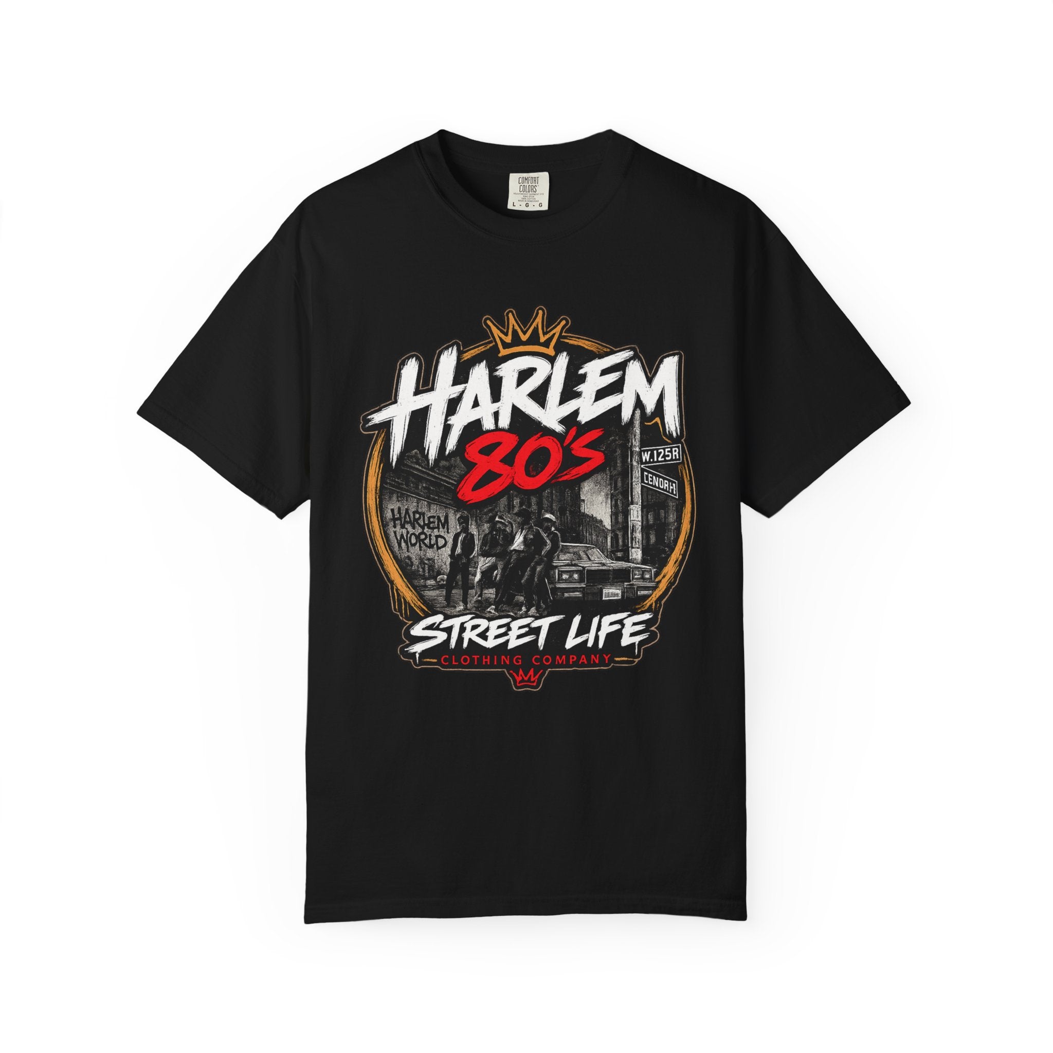 Harlem 80s Street Life T-Shirt | Retro Urban Graphic Tee