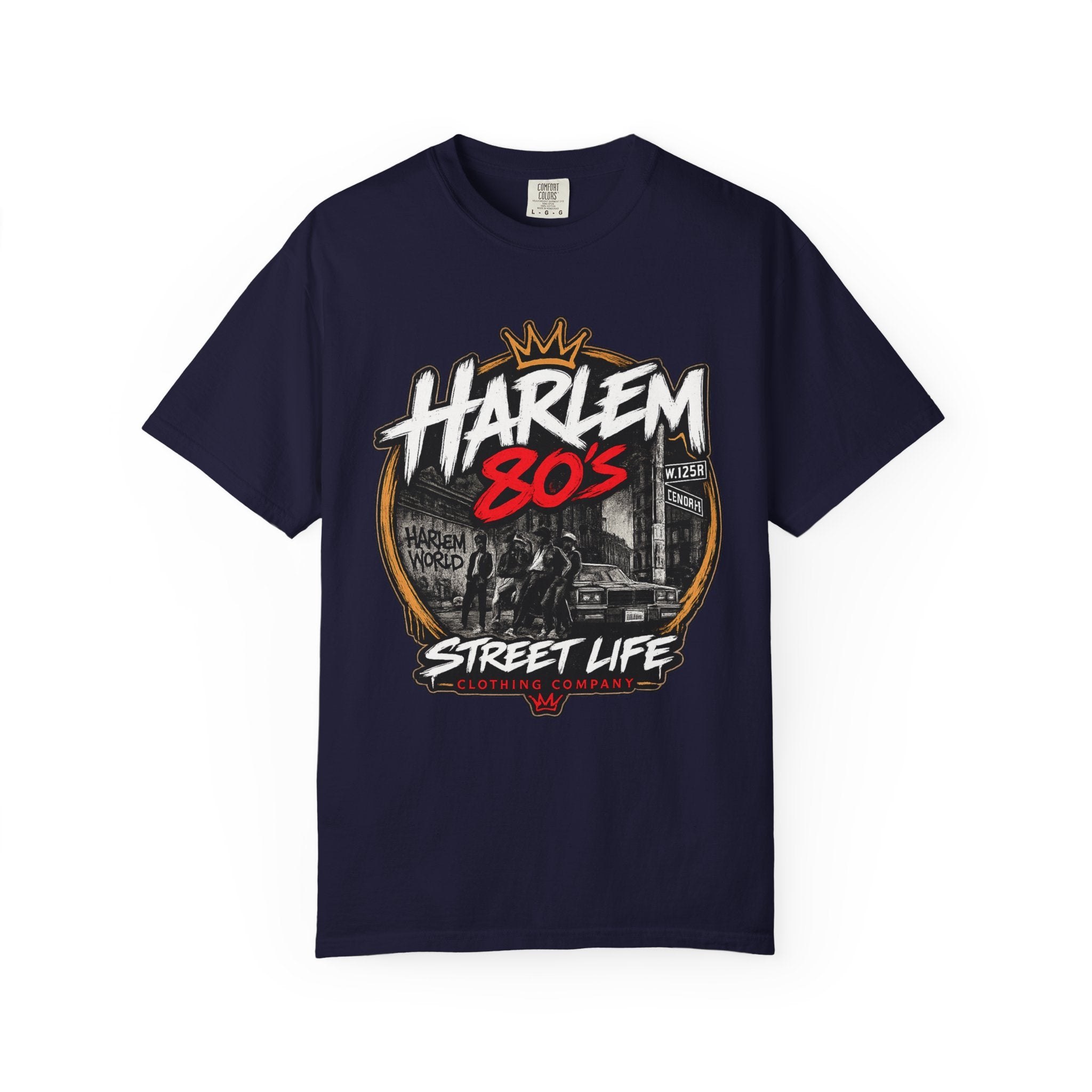 Harlem 80s Street Life T-Shirt | Retro Urban Graphic Tee