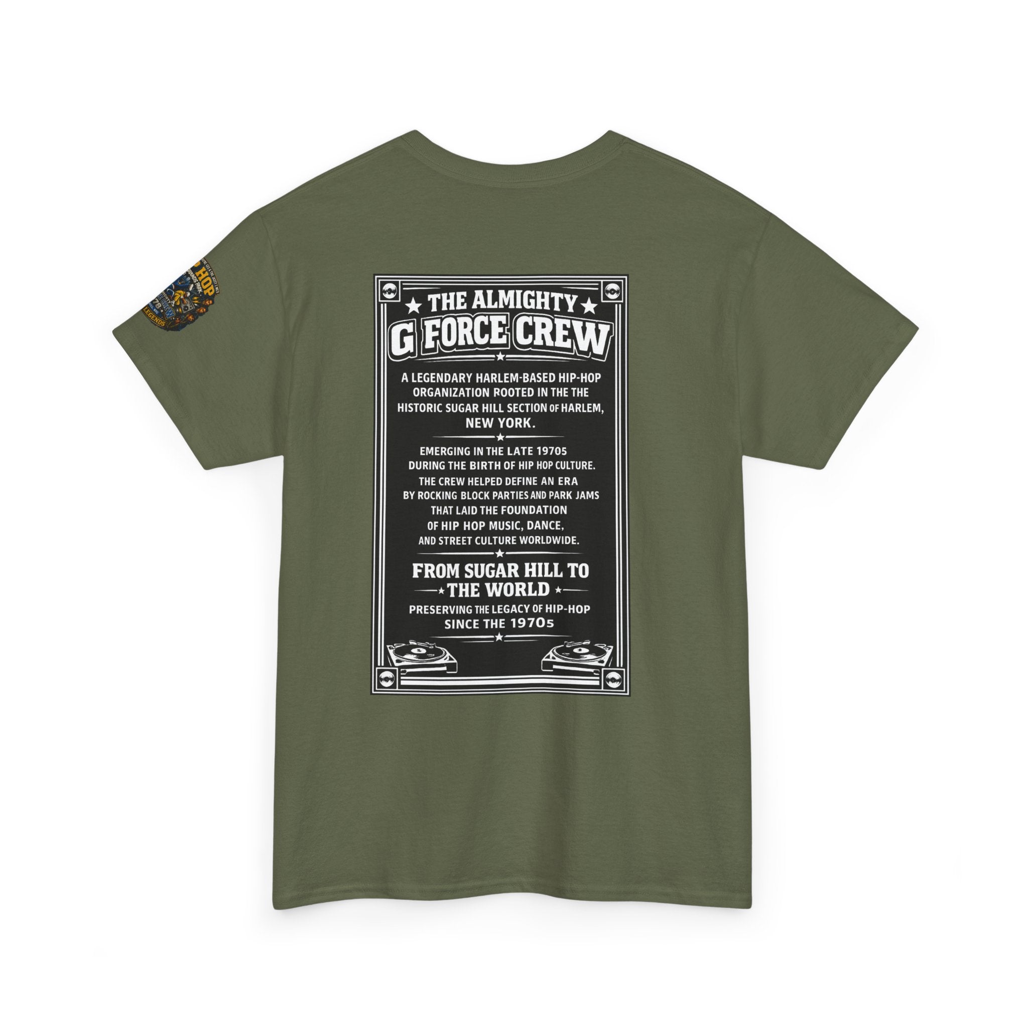 Hip Hop Legends Vintage Graphic Tee — Battle Grounds Park 1978 Retro T-Shirt