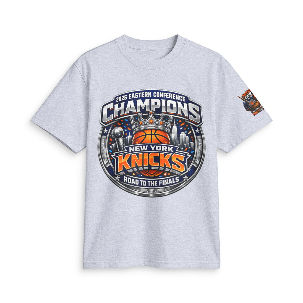 Knicks 2025 Eastern Conference Champions T-Shirt — "Sweeping Our Way to the Top"