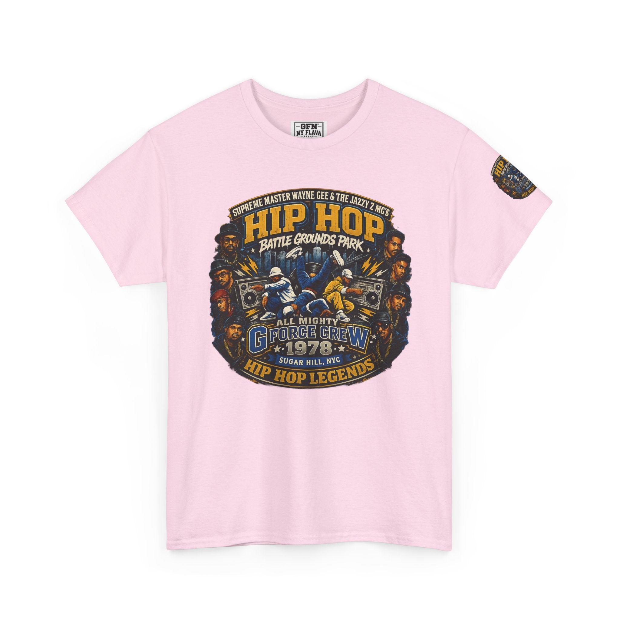Hip Hop Legends Vintage Graphic Tee — Battle Grounds Park 1978 Retro T-Shirt