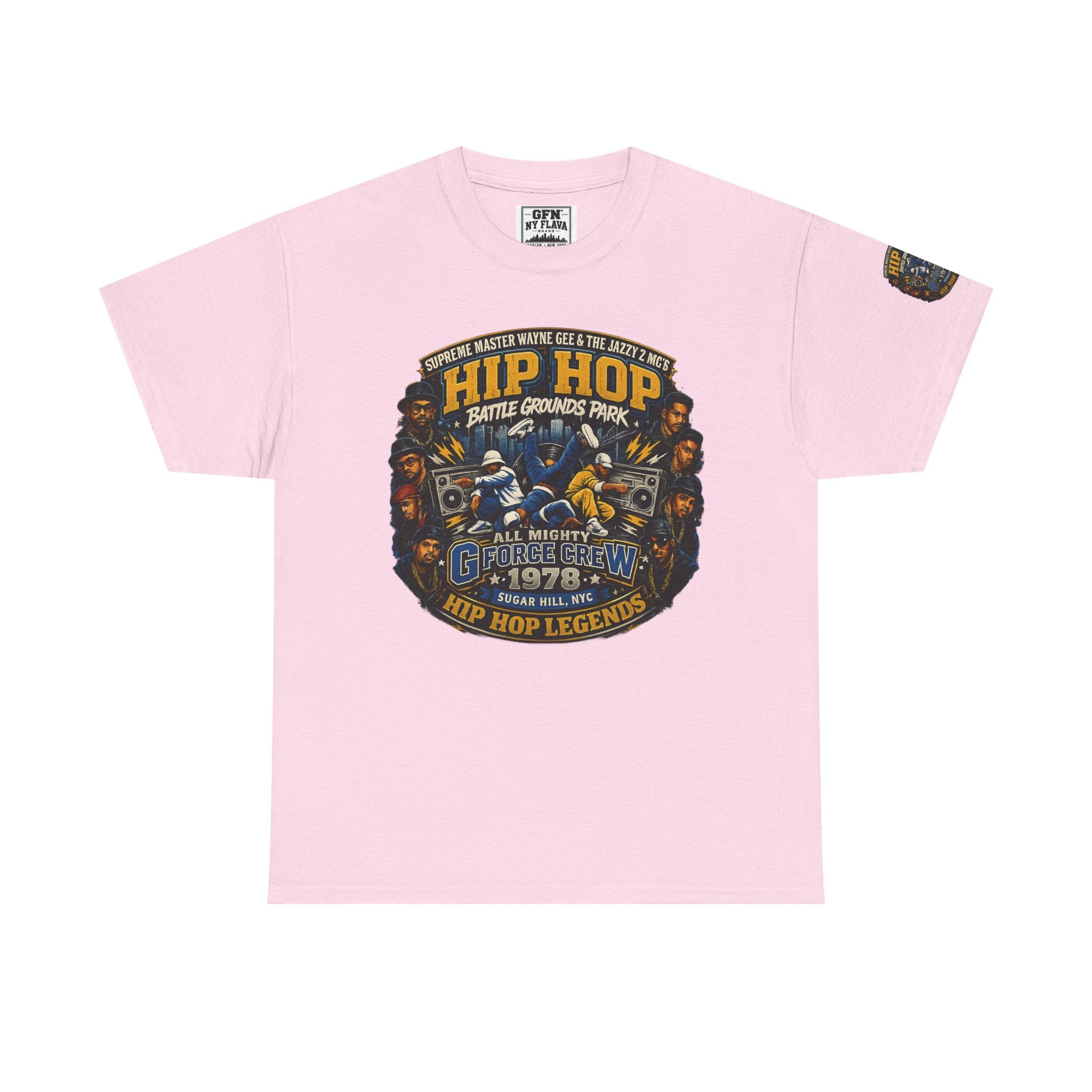 Hip Hop Legends Vintage Graphic Tee — Battle Grounds Park 1978 Retro T-Shirt