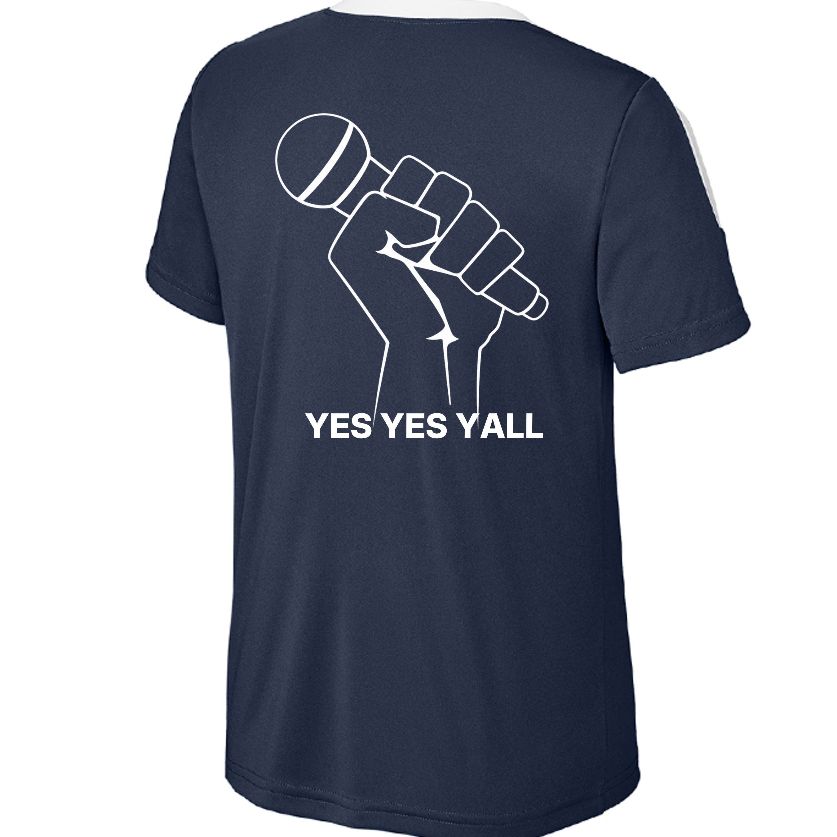 True Navy/ White - YST100 - BACK