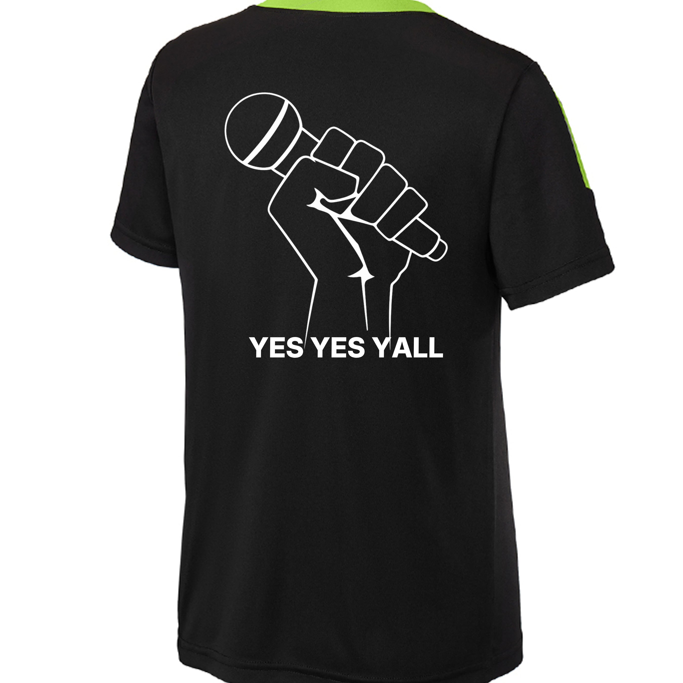 Black/Lime Shock - YST100 - BACK