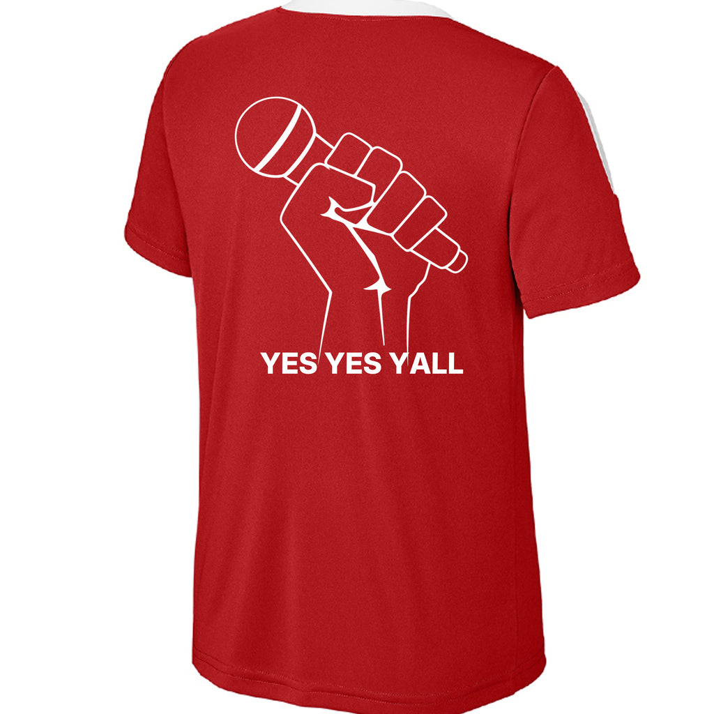Deep Red/ White - YST100 - BACK