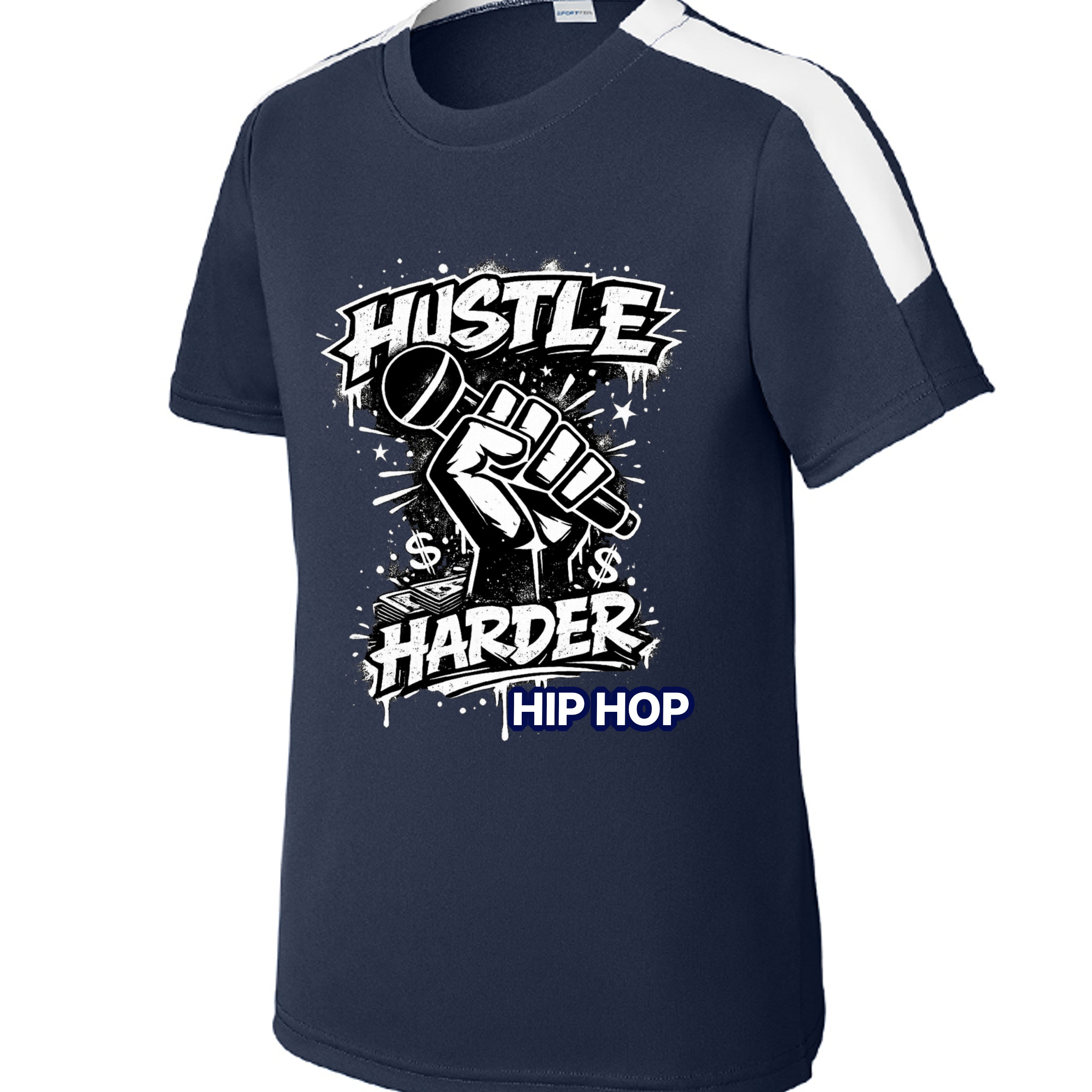 True Navy/ White - YST100 - FRONT