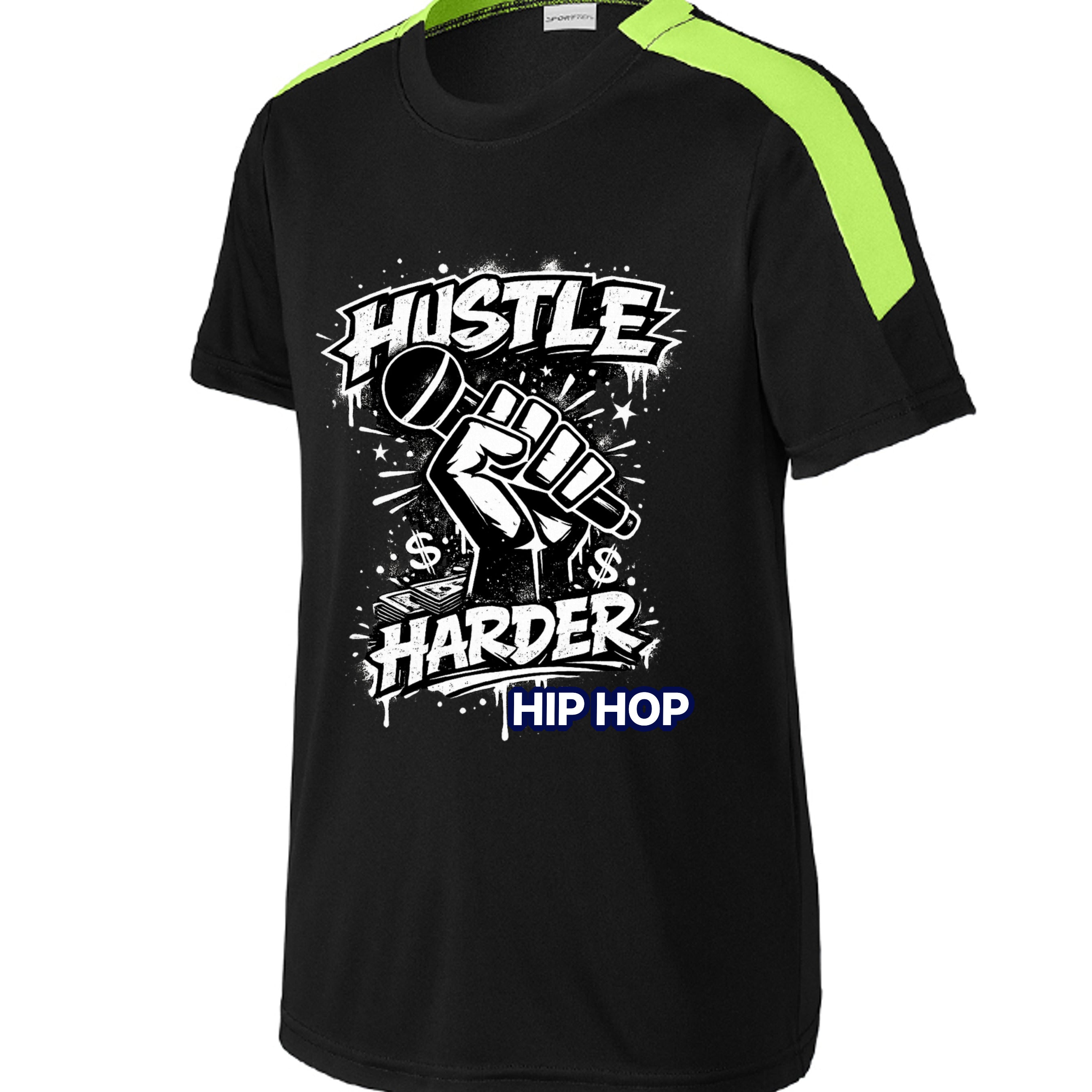 Black/Lime Shock - YST100 - FRONT